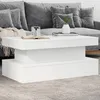 Image de vidaXL Table Basse avec Lumières LED Bout de Canapé Table dAppoint Meuble de Salon Salle de Séjour Maison Intérieur 839847