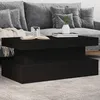 Image de vidaXL Table Basse avec Lumières LED Bout de Canapé Table dAppoint Meuble de Salon Salle de Séjour Maison Intérieur 839848