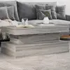 Image de Table Basse Avec Lumières Led Gris Sonoma 90x50x40 Cm Vidaxl
