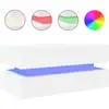 Image de Vidaxl table basse avec lumières led blanc 90x50x40 cm