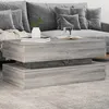 Image de Table Basse Avec Lumières Led Gris Sonoma 90x50x40 Cm Vidaxl