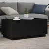 Image de vidaXL Table Basse avec Lumières LED Table dAppoint Bout de Canapé Meuble de Salon Salle de Séjour Intérieur Moderne 839876