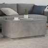 Image de Table Basse Avec Lumières Led Gris Béton 90x50x40 Cm Vidaxl