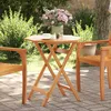 Image de vidaXL Table pliable de jardin Ø70x75 cm bois dacacia massif 4004910
