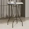 Image de Table De Bistro Mosaïque Bleu Et Blanc Ø50x70 Cm Céramique Vidaxl