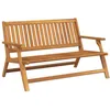 Image de vidaXL Banc Relax Marron Bois dAcacia Massif 367818