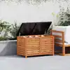 Image de Boîte De Rangement De Jardin 90x48x55 Cm Bois D'eucalyptus Vidaxl
