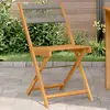 Image de Chaises De Bistrot Lot De 2 Gris Bois D'acacia Et Corde Vidaxl