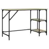 Image de Vidaxl bureau chêne sonoma 120x50x75 cm métal et bois d'ingénierie