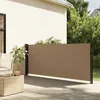 Image de vidaXL Auvent latéral rétractable taupe 117x300 cm écran d'intimité de jardin brise-vue de balcon écran dextérieur 4004289