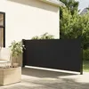 Image de vidaXL Auvent latéral rétractable noir 100x500 cm 4004384