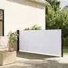 Image de Auvent Latéral Rétractable Blanc 140x500 Cm Vidaxl