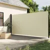 Image de vidaXL Auvent latéral rétractable crème 220x500 cm 4004475