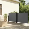 Image de vidaXL Auvent latéral rétractable anthracite 100x600 cm écran d'intimité de jardin brise-vue de balcon écran dextérieur 4004583
