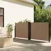 Image de Auvent Latéral Rétractable Taupe 140x1200 Cm Vidaxl