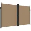 Image de Auvent Latéral Rétractable Taupe 200x1200 Cm Vidaxl