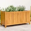Image de vidaXL Jardinière avec Doublure Lit Surélevé Bac à Fleurs Pot de Plantes Boîte à Fleurs Jardin Patio Terrasse 366441