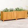 Image de vidaXL Jardinière avec Doublure Lit Surélevé Bac à Fleurs Pot de Plantes Boîte à Fleurs Jardin Patio Terrasse 366442