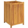 Image de Vidaxl jardinière avec doublure 50x50x75 cm bois massif d'acacia