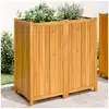 Image de Jardinière avec doublure 100x50x100 cm bois massif d acacia