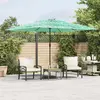 Image de Parasol De Jardin Avec Mât En Acier Vert 290x290x238 Cm Vidaxl