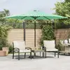 Image de Parasol De Jardin Avec Mât En Acier Vert 288x288x225 Cm Vidaxl