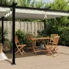 Image de Tonnelle De Jardin Avec Toit Rétractable Crème 3x6 M Aluminium Vidaxl