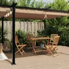 Image de vidaXL Tonnelle de jardin avec toit rétractable taupe 3x6 m aluminium tonnelle de jardin tonnelle de patio pavillon de 3217063