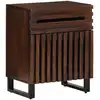Image de Table De Chevet Marron 50x34x60 Cm Bois Manguier Solide Vidaxl