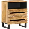 Image de Table De Chevet 50x34x62 Cm Bois D'acacia Solide Vidaxl
