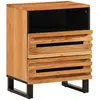 Image de Table De Chevet Marron 50x34x62 Cm Bois Manguier Solide Vidaxl