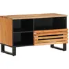 Image de Meuble Tv 80x34x46 Cm Bois D'acacia Massif Vidaxl