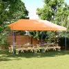 Image de Tente De Réception Pliable Escamotable Orange 580x292x315 Cm Vidaxl