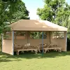 Image de Tente De Réception Pliable Escamotable Avec 3 Parois Latérales Vidaxl