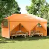 Image de Tente De Réception Pliable Escamotable Avec 4 Parois Latérales Vidaxl