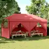 Image de Tente De Réception Pliable Escamotable Avec 4 Parois Latérales Vidaxl