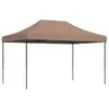 Image de Tente De Réception Pliable Escamotable Marron 440x292x315 Cm Vidaxl