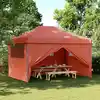 Image de Tente De Réception Pliable Escamotable Avec 4 Parois Latérales Vidaxl