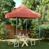 Image de Tente Réception Pliable Escamotable Terre Cuite 200x200x306 Cm Vidaxl