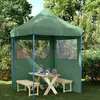 Image de Tente De Réception Pliable Escamotable 2 Parois Latérales Vert Vidaxl