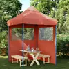 Image de Tente De Réception Pliable Escamotable Avec 2 Parois Latérales Vidaxl