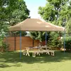 Image de Tente De Réception Pliable Escamotable Beige 410x279x315 Cm Vidaxl