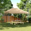 Image de vidaXL Tente de réception pliable escamotable beige 410x279x315 cm 4005007