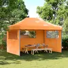 Image de Tente De Réception Pliable Escamotable Avec 3 Parois Latérales Vidaxl