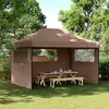Image de Tente De Réception Pliable Escamotable Avec 3 Parois Latérales Vidaxl