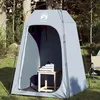 Image de Tente dintimité - vidaXL - Modèle gris - Imperméable - Système de dégagement rapide - 1 place