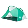 Image de Vidaxl tente de plage 2 personnes vert d'eau escamotable imperméable