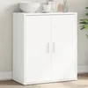 Image de vidaXL Buffet blanc 60x31x70 cm bois dingénierie armoire de rangement meuble dentrée meuble dappoint meuble de 840457