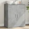 Image de Buffet Gris Béton 60x31x70 Cm Bois D'ingénierie Vidaxl
