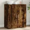 Image de Buffet Chêne Fumé 60x31x70 Cm Bois D'ingénierie Vidaxl